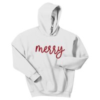 Merry Christmas Festive Family Matching Kids Hoodie