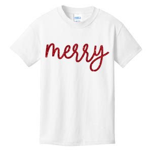 Merry Christmas Festive Family Matching Kids T-Shirt