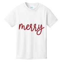 Merry Christmas Festive Family Matching Kids T-Shirt