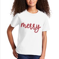 Merry Christmas Festive Family Matching Kids T-Shirt