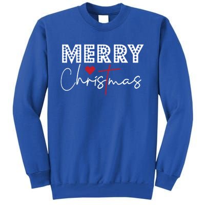 Merry Christmas Festive Graphic Holiday And Gift Tall Sweatshirt