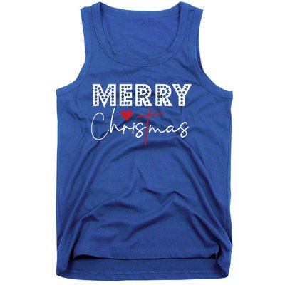 Merry Christmas Festive Graphic Holiday And Gift Tank Top