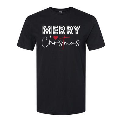 Merry Christmas Festive Graphic Holiday And Gift Softstyle CVC T-Shirt