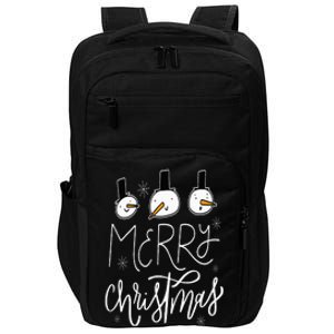 Merry Christmas Family Snowman Christmas Xmas Impact Tech Backpack