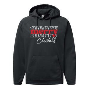 Merry Christmas Family Funny Christmas Performance Fleece Hoodie