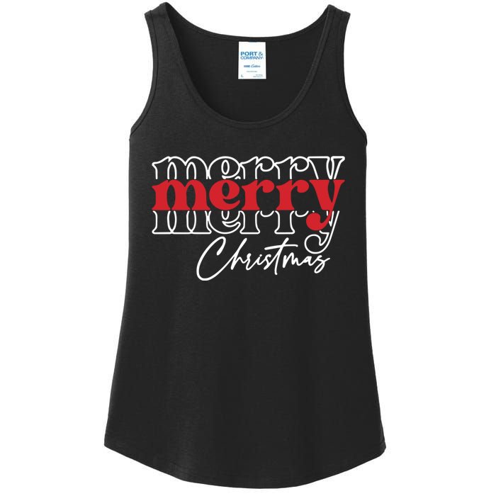 Merry Christmas Family Funny Christmas Ladies Essential Tank