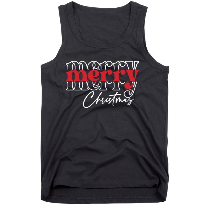 Merry Christmas Family Funny Christmas Tank Top