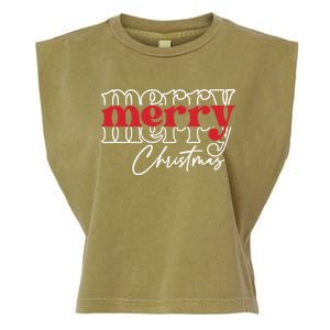 Merry Christmas Family Funny Christmas Garment-Dyed Women's Muscle Tee