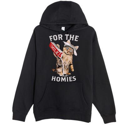 Milk Cat For The Homies Premium Pullover Hoodie