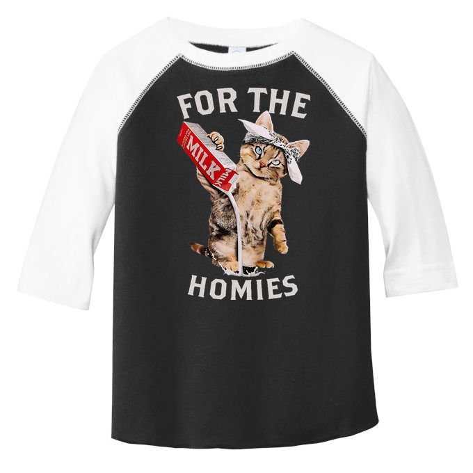 Milk Cat For The Homies Toddler Fine Jersey T-Shirt