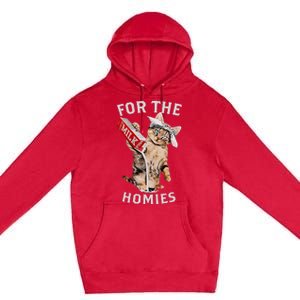 Milk Cat For The Homies Premium Pullover Hoodie