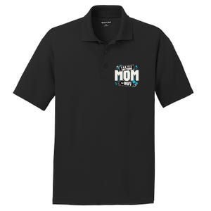 Mom Can Fix Anything But Wifi Mothers Day Funny Women Mom PosiCharge RacerMesh Polo