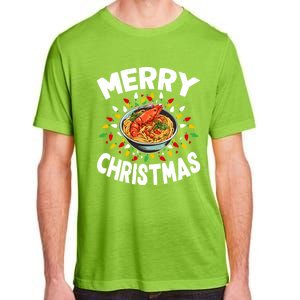 Merry Christmas Food Lover Lobster Bisque Xmas Gift Adult ChromaSoft Performance T-Shirt