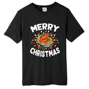 Merry Christmas Food Lover Lobster Bisque Xmas Gift Tall Fusion ChromaSoft Performance T-Shirt