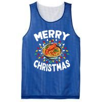 Merry Christmas Food Lover Lobster Bisque Xmas Gift Mesh Reversible Basketball Jersey Tank