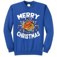 Merry Christmas Food Lover Lobster Bisque Xmas Gift Tall Sweatshirt