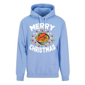 Merry Christmas Food Lover Lobster Bisque Xmas Gift Unisex Surf Hoodie