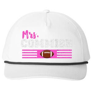 Mrs. Commish Fantasy Football Commissioner Wife Snapback Five-Panel Rope Hat