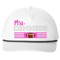 Mrs. Commish Fantasy Football Commissioner Wife Snapback Five-Panel Rope Hat