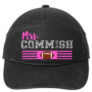 Mrs. Commish Fantasy Football Commissioner Wife 7-Panel Snapback Hat