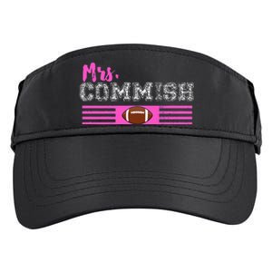 Mrs. Commish Fantasy Football Commissioner Wife Adult Drive Performance Visor