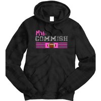 Mrs. Commish Fantasy Football Commissioner Wife Tie Dye Hoodie