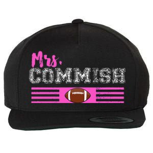 Mrs. Commish Fantasy Football Commissioner Wife Wool Snapback Cap