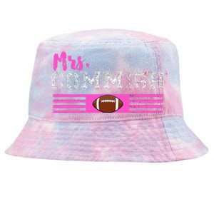 Mrs. Commish Fantasy Football Commissioner Wife Tie-Dyed Bucket Hat