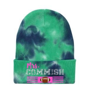 Mrs. Commish Fantasy Football Commissioner Wife Tie Dye 12in Knit Beanie