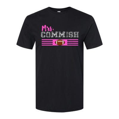 Mrs. Commish Fantasy Football Commissioner Wife Softstyle CVC T-Shirt