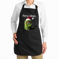 Merry Catmas Funny Cat Christmas Tank Top Apron