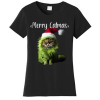 Merry Catmas Funny Cat Christmas Tank Top Women's T-Shirt