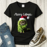 Merry Catmas Funny Cat Christmas Tank Top Womens T-Shirt