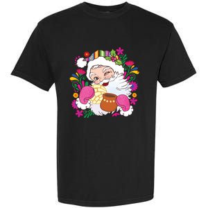 Mexican Christmas Feliz Navidad Latina Christmas Garment-Dyed Heavyweight T-Shirt