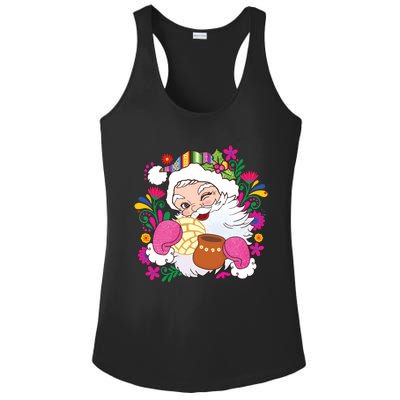 Mexican Christmas Feliz Navidad Latina Christmas Ladies PosiCharge Competitor Racerback Tank