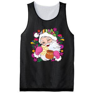 Mexican Christmas Feliz Navidad Latina Christmas Mesh Reversible Basketball Jersey Tank