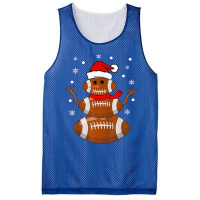 Merry Christmas Football Player Ball Snow Xmas Pajama Cool Gift Mesh Reversible Basketball Jersey Tank