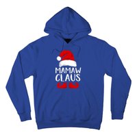 Mamaw Claus Funny Grandma Santa Claus Red Christmas Hat Gift Hoodie