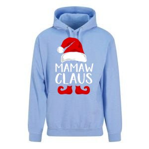 Mamaw Claus Funny Grandma Santa Claus Red Christmas Hat Gift Unisex Surf Hoodie