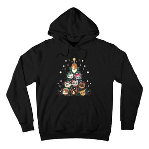 Merry Catmas Funny Christmas Tree Cats Xmas Meow Christmas Hoodie