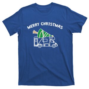 Merry Christmas Funny Camper Rv Camping Christmas Gift T-Shirt