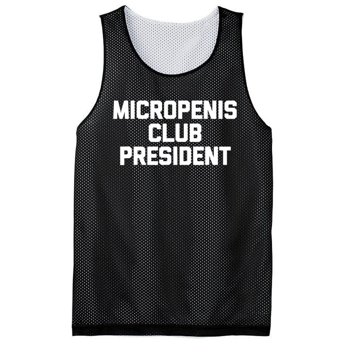 Micropenis Club Funny President Mesh Reversible Basketball Jersey Tank