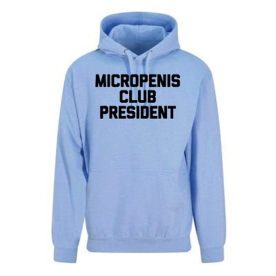 Micropenis Club Funny President Unisex Surf Hoodie