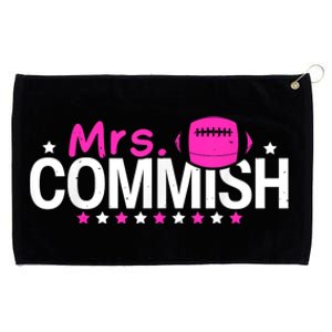 Mrs Commish Funny Fantasy Football Commissioner Grommeted Golf Towel