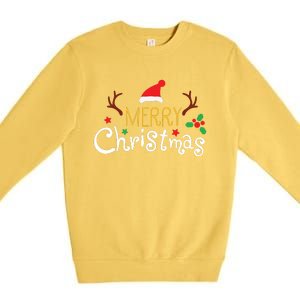 Merry Christmas Family Christmas Matching Premium Crewneck Sweatshirt