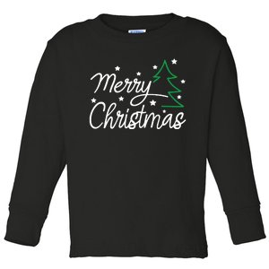 Merry Christmas Family Toddler Long Sleeve Shirt