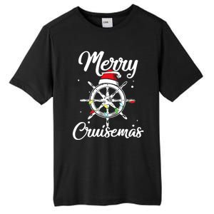 Merry Cruisemas Family Cruise Christmas Funny Boat Trip Tall Fusion ChromaSoft Performance T-Shirt