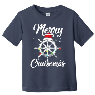 Merry Cruisemas Family Cruise Christmas Funny Boat Trip Toddler T-Shirt