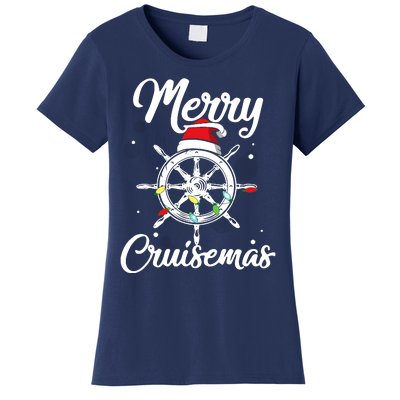 Merry Cruisemas Family Cruise Christmas Funny Boat Trip Women's T-Shirt