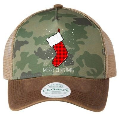 Merry Christmas Funny Xmas Stocking Legacy Tie Dye Trucker Hat